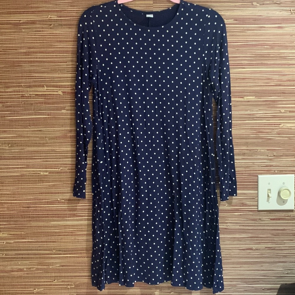 Old Navy Blue Polka Dot Dress